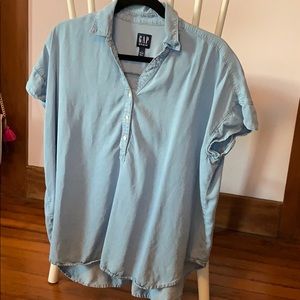 Gap chambray blouse